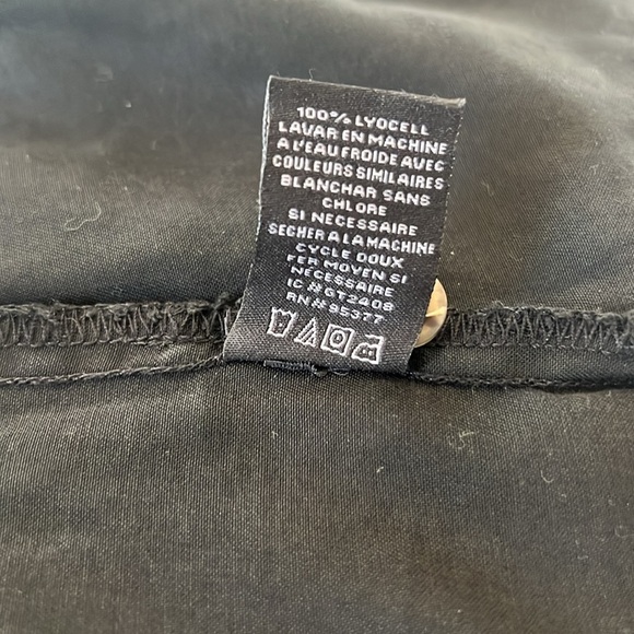 NWT Sanctuary Women’s Boyfriend Button-down Shirt Long Sleeves Black Small - Picture 7 of 8